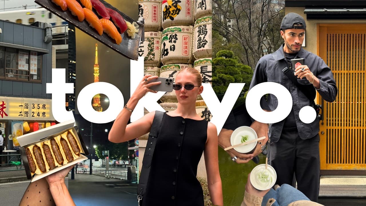 TOKYO VLOG 🇯🇵🗼✨ Best Cafes, Sushi Omakase, Thrifting in Harajuku & MORE..