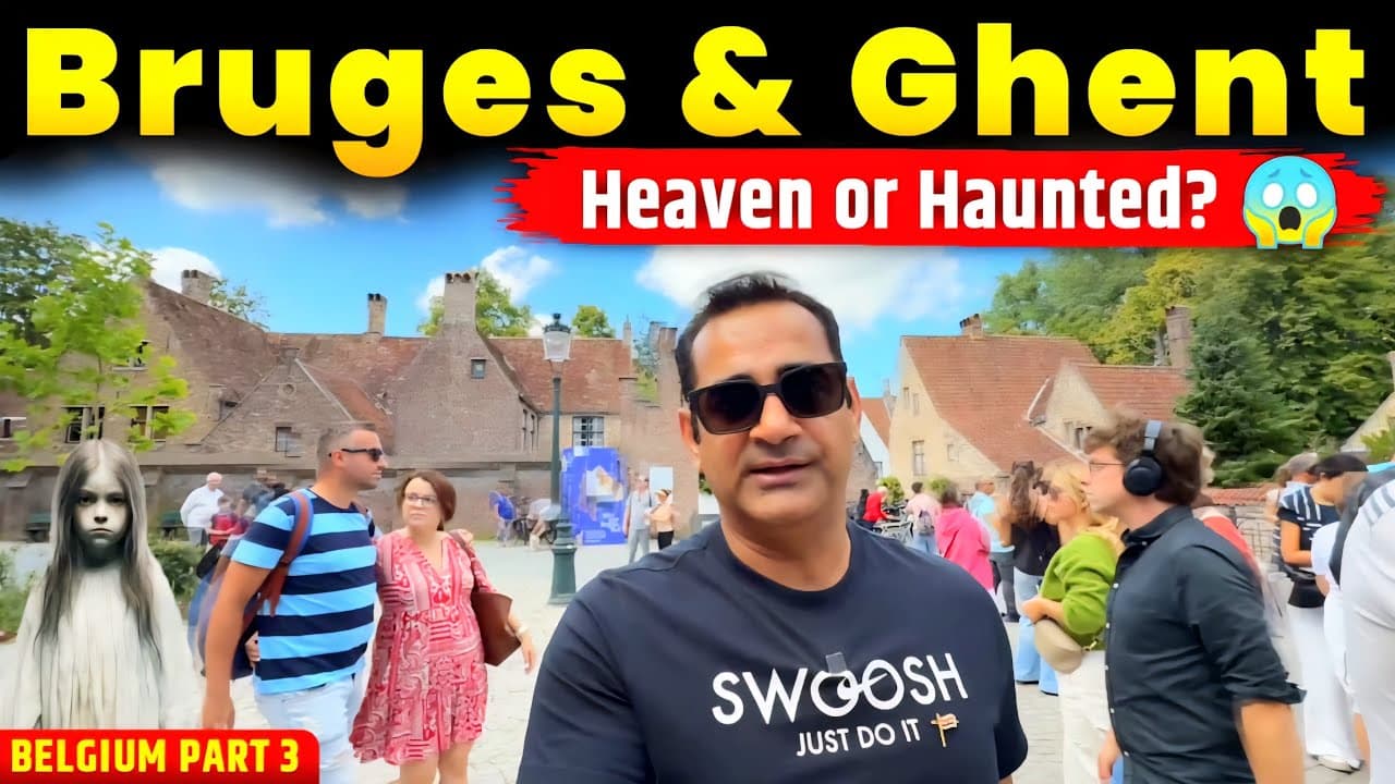 Beautiful but Haunted! 😱 Exploring Bruges & Ghent – Fairytale Cities of Belgium