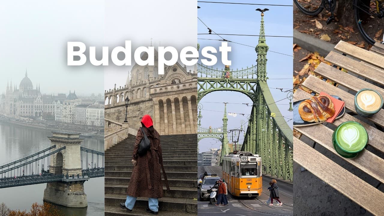 3 days in Budapest🇭🇺｜Christmas markets🎄| things to do and places to eat🍽️｜cafe hopping🥐| river tour