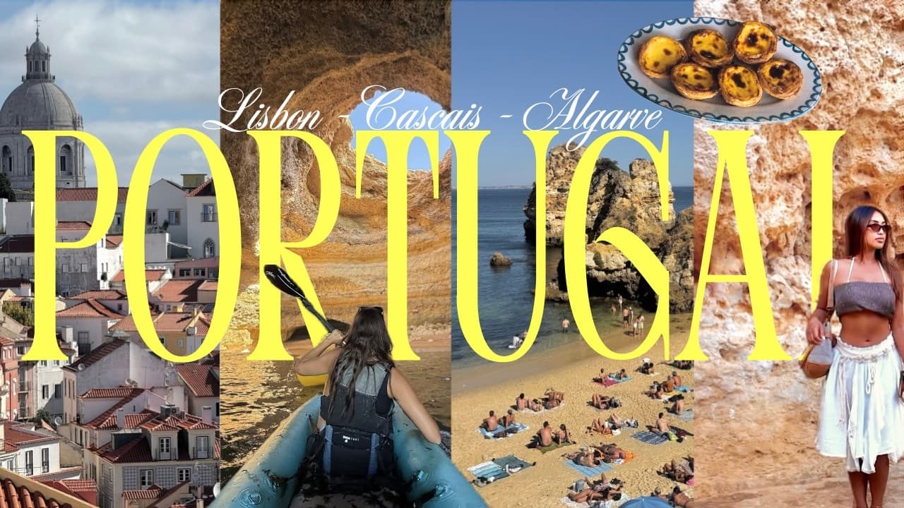 TRAVEL VLOG // PORTUGAL (Eating good in Lisbon, Kayaking The Algarve, Taking a Cooking Class & more)