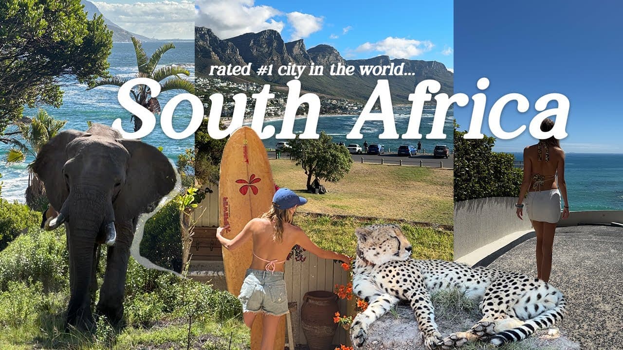South Africa: week in 2025’s BEST rated city in the world | TRAVEL VLOG