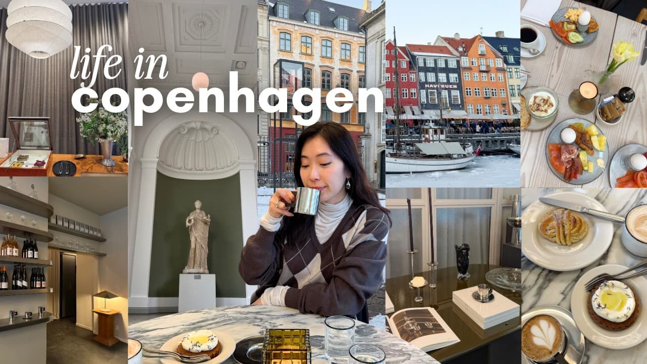 Copenhagen Vlog 🇩🇰 | 2 Day Itinerary, Must-Eat Spots, Shopping, Cafés & Sightseeing