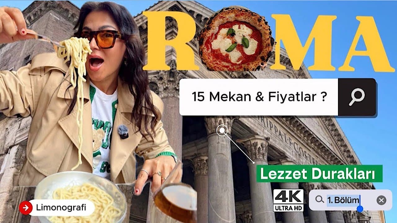 ULTIMATE ROME FOOD & DRINK GUIDE: Part 1 - 15 Venues, Prices and Honest Reviews 🇮🇹 (4K)