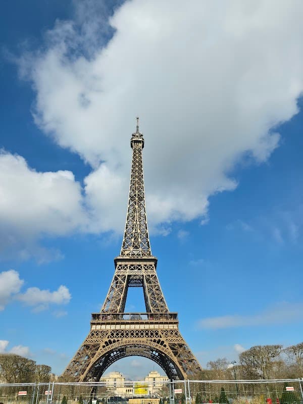 Eiffel Tower View from Avenue de la Bourdonnais