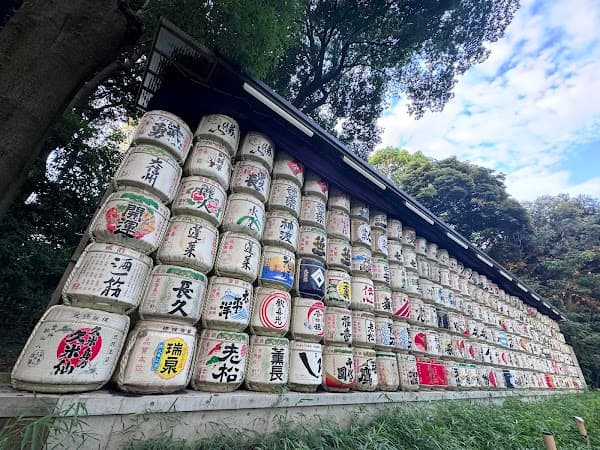 Meiji Jingu Sake Barrels